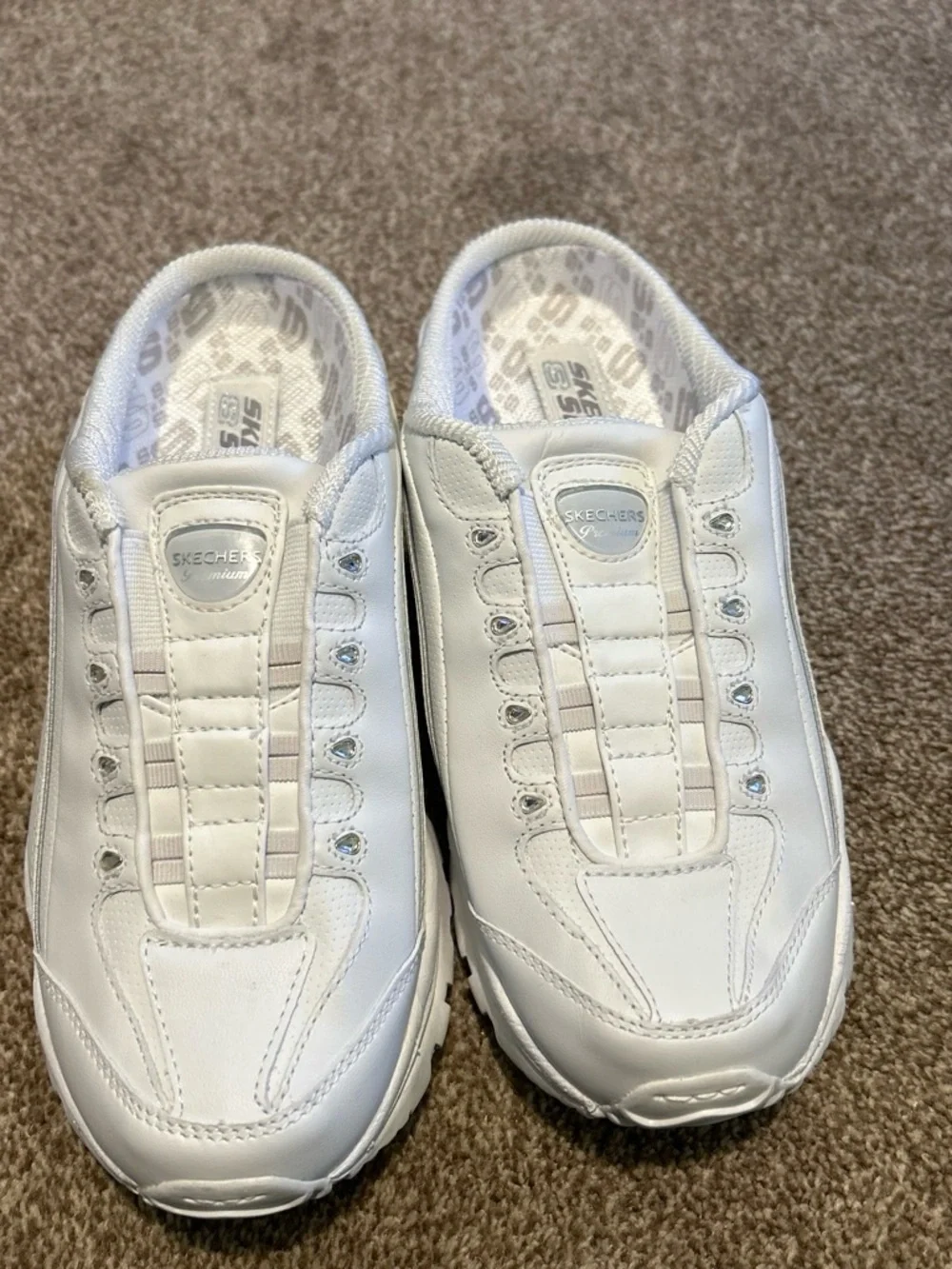 Skechers Women’s White Slip-On